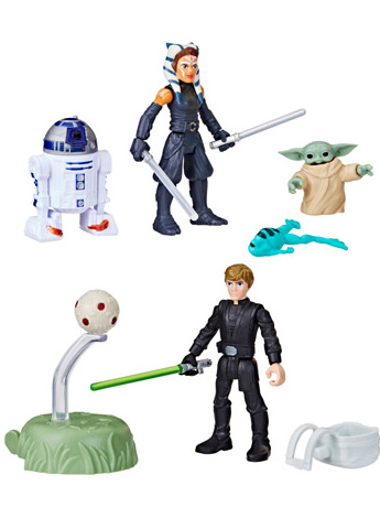 Star Wars Mission Fleet Grogu Training Action Figure Set Gallery Image 2
