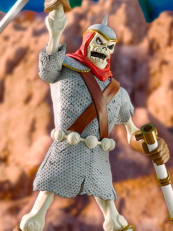 Dungeons & Dragons ULTIMATES! Dekkion (Skeleton Warrior) Action Figure Gallery Image 2