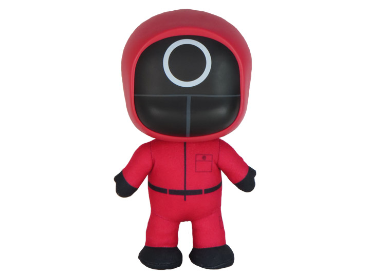 Squid Game FigureKey Masked Guard 4.5" Plush Figure Gallery Image 1