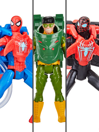 Spider-Man Epic Hero Series Web Splashers Set of 3 Figures Gallery Image 2