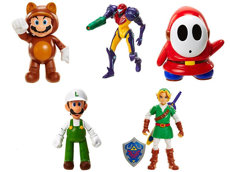 World of Nintendo 4" Figure Series 04 - Set of 5 Gallery Image 1