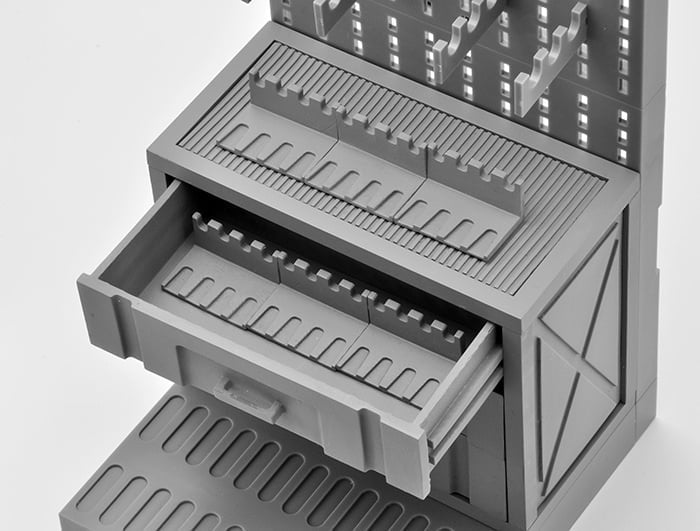 Little Armory LD006 Gun Rack B 1/12 Scale Accessory Set Gallery Image 3