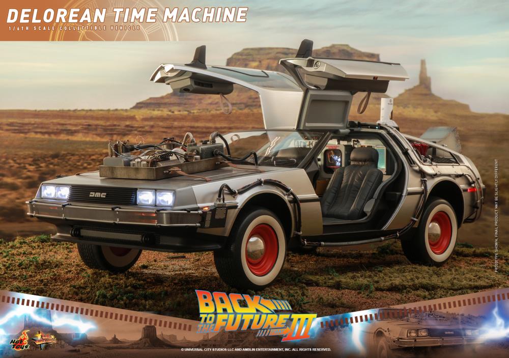 Back to the Future Part III MMS738 DeLorean Time Machine 1/6th
