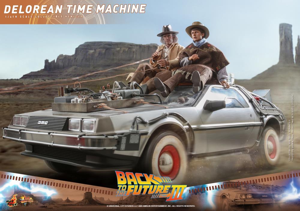 Back to the Future Part III MMS738 DeLorean Time Machine 1/6th