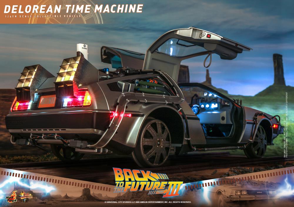 Back to the Future Part III MMS738 DeLorean Time Machine 1/6th
