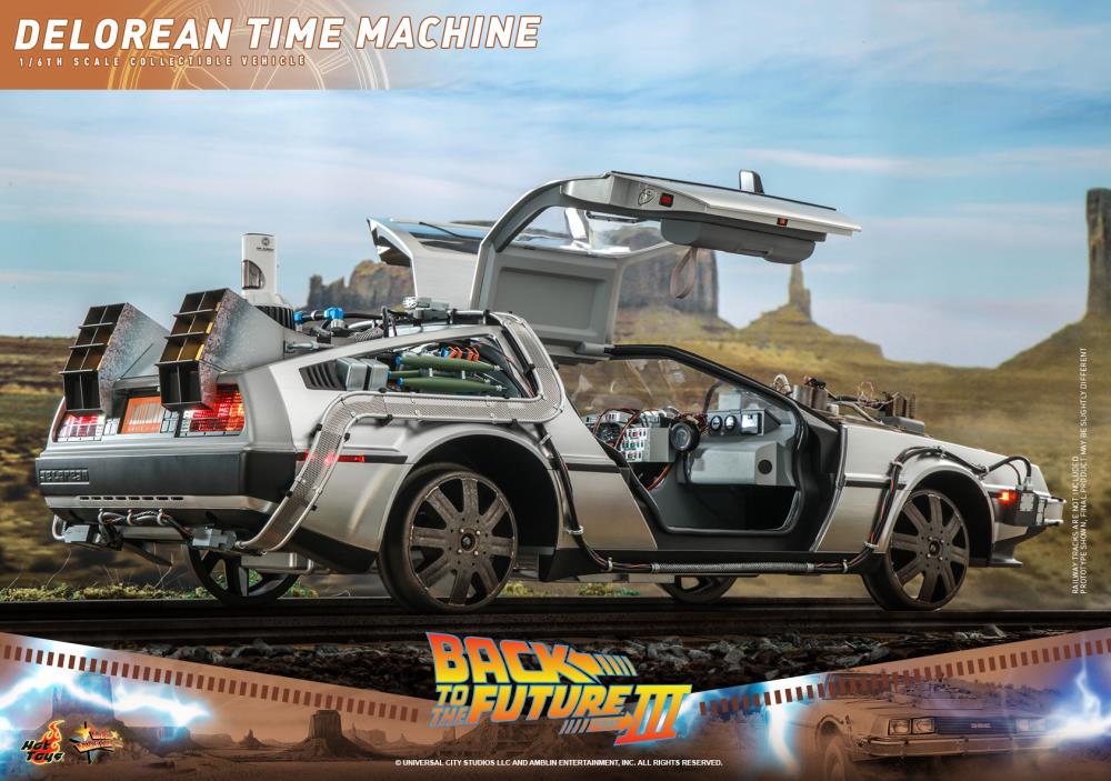 Back to the Future Part III MMS738 DeLorean Time Machine 1/6th