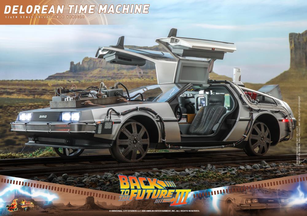 Back to the Future Part III MMS738 DeLorean Time Machine 1/6th Scale Collectible Vehicle Gallery Image 14