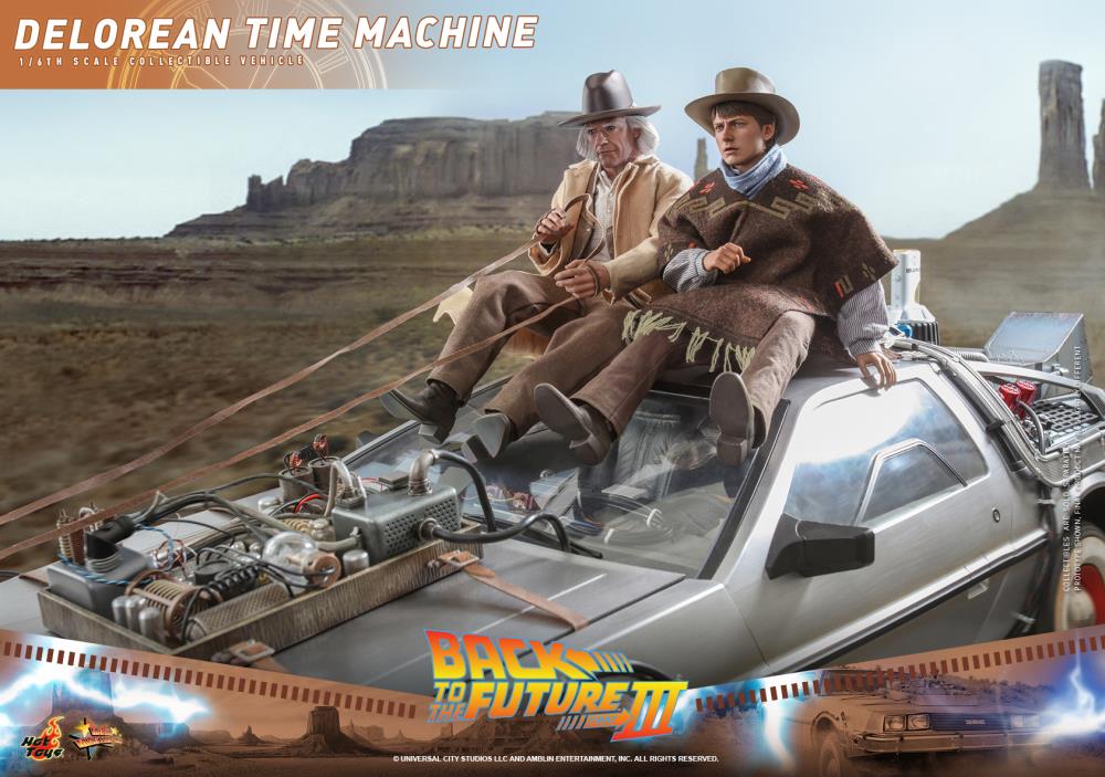 Back to the Future Part III MMS738 DeLorean Time Machine 1/6th Scale Collectible Vehicle Gallery Image 5