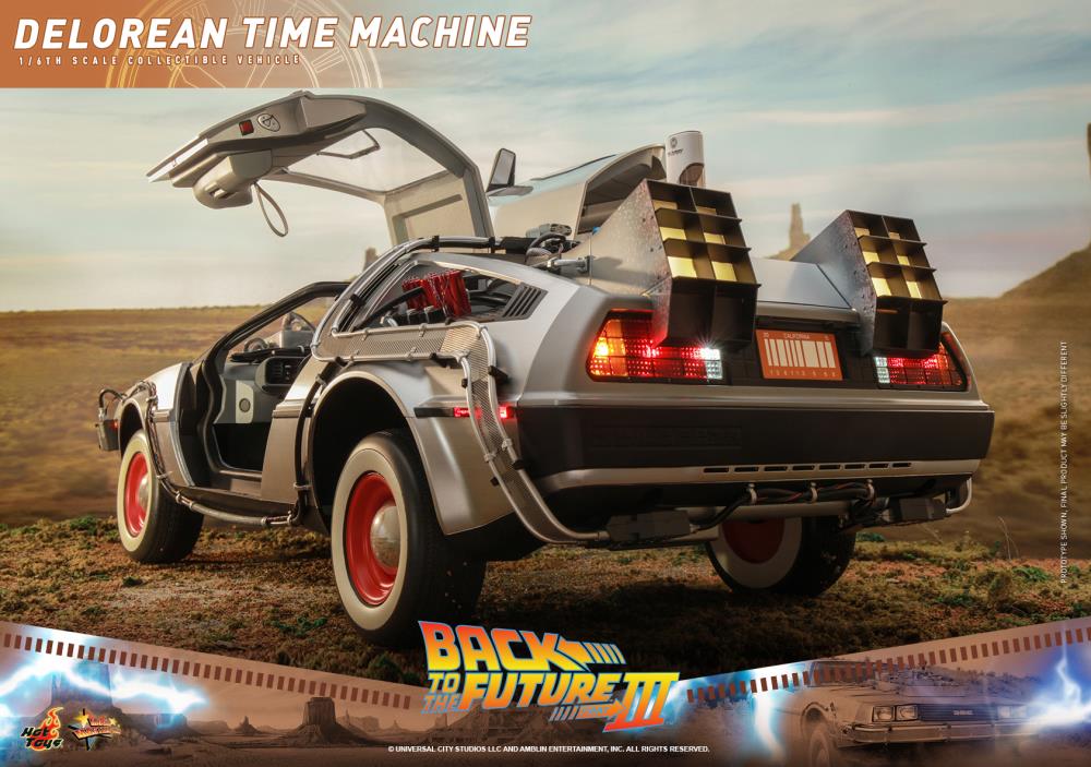 Back to the Future Part III MMS738 DeLorean Time Machine 1/6th