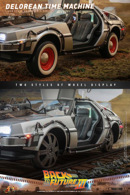 Back to the Future Part III MMS738 DeLorean Time Machine 1/6th Scale Collectible Vehicle Gallery Image 9