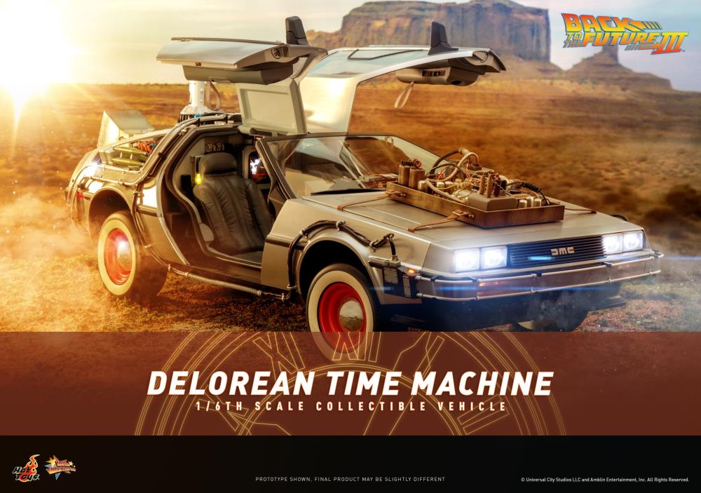 Back to the Future Part III MMS738 DeLorean Time Machine 1/6th