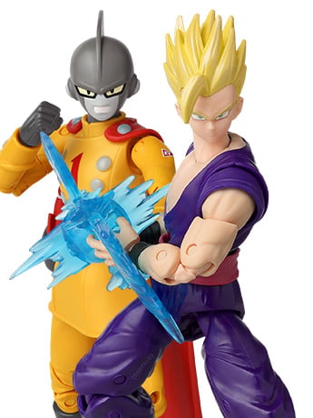 Dragon Ball Super Dragon Stars Super Saiyan Gohan vs. Gamma 1 Action Figure Battle Pack Gallery Image 2