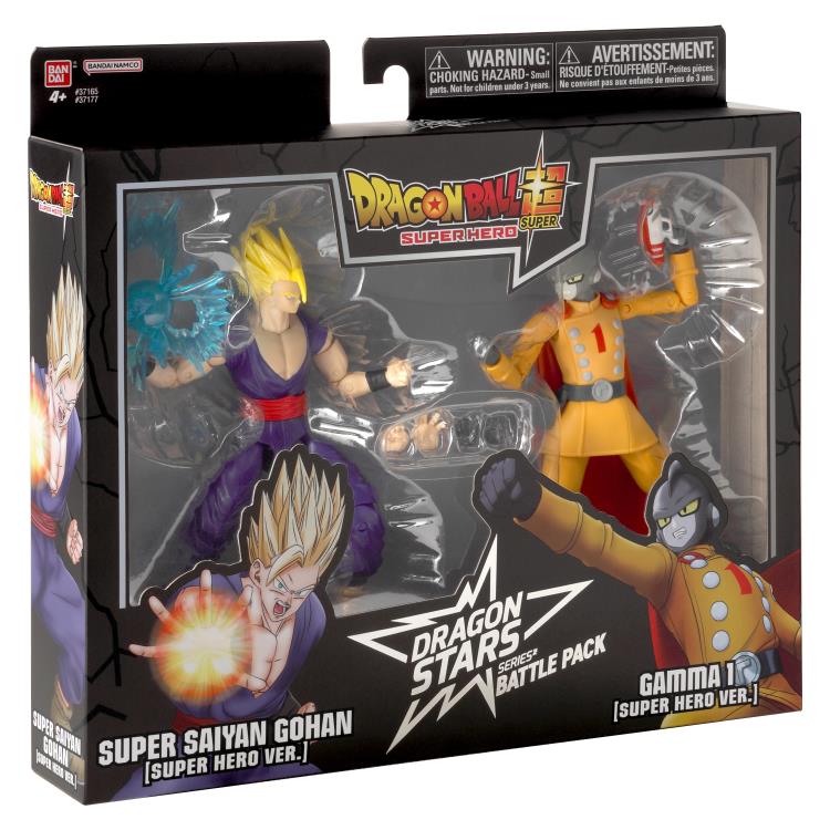 Dragon Ball Super Dragon Stars Super Saiyan Gohan vs. Gamma 1 Action Figure Battle Pack Gallery Image 16