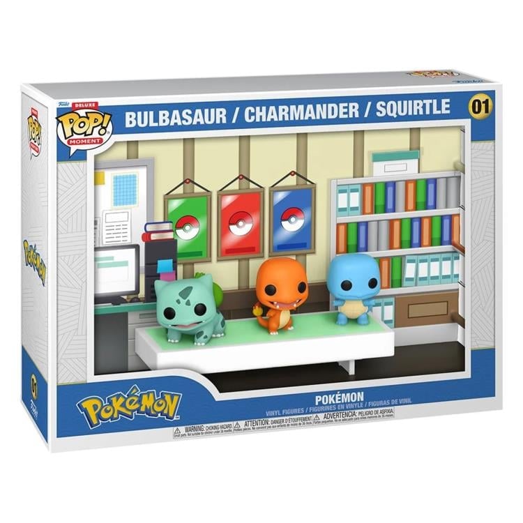 Pop! Moments Deluxe: Pokemon (1996) - Bulbasaur, Charmander & Squirtle Gallery Image 3