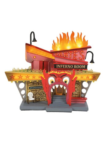 Beetlejuice Hot Properties Village Dante's Inferno Room Figurine