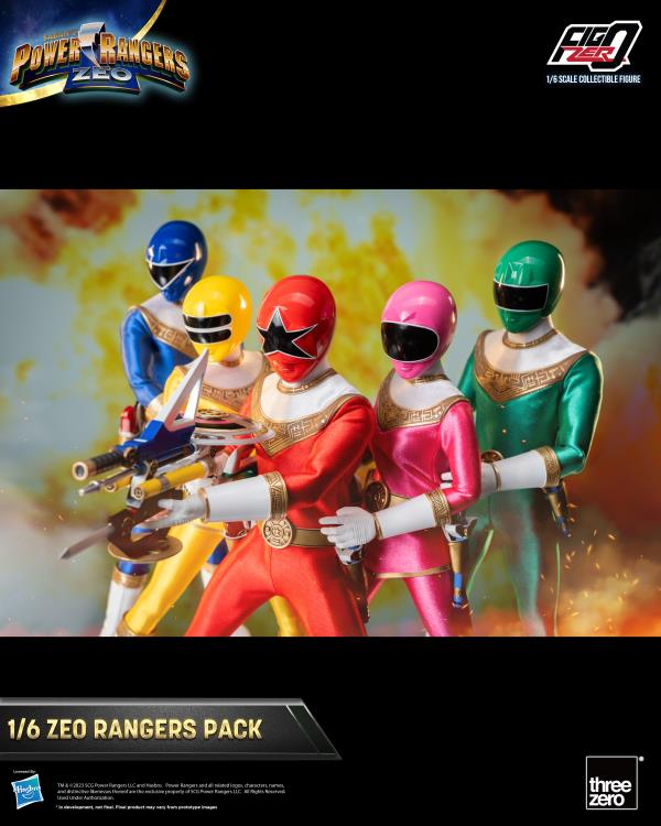 Power Rangers Zeo FigZero Zeo Rangers 1/6 Scale Figure 5-Pack Gallery Image 9