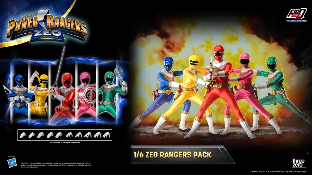 Power Rangers Zeo FigZero Zeo Rangers 1/6 Scale Figure 5-Pack Gallery Image 11