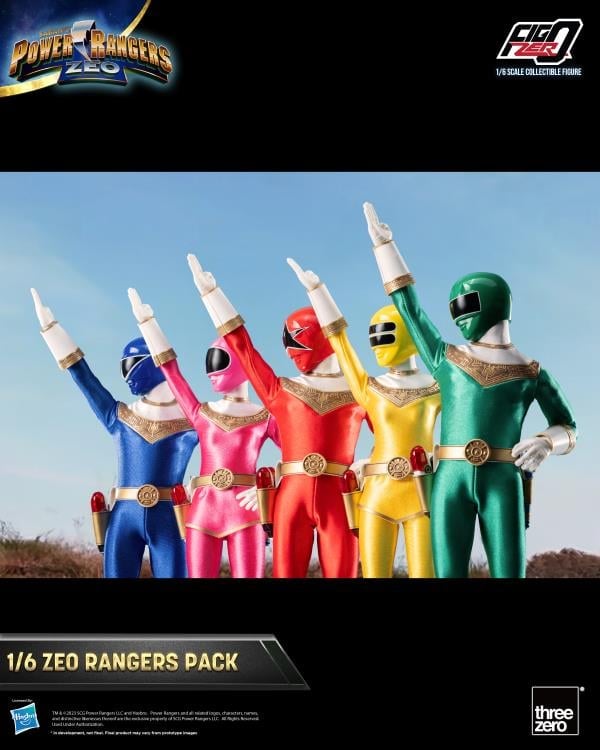 Power Rangers Zeo FigZero Zeo Rangers 1/6 Scale Figure 5-Pack Gallery Image 6