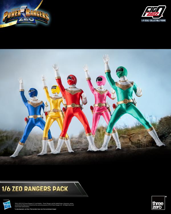 Power Rangers Zeo FigZero Zeo Rangers 1/6 Scale Figure 5-Pack Gallery Image 5