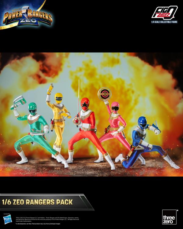 Power Rangers Zeo FigZero Zeo Rangers 1/6 Scale Figure 5-Pack Gallery Image 7