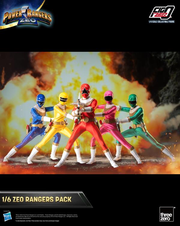 Power Rangers Zeo FigZero Zeo Rangers 1/6 Scale Figure 5-Pack Gallery Image 8