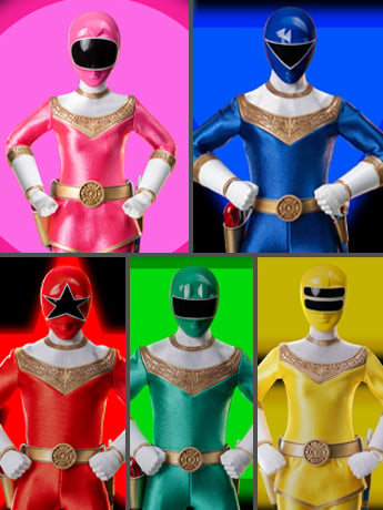 Power Rangers Zeo FigZero Zeo Rangers 1/6 Scale Figure 5-Pack Gallery Image 2
