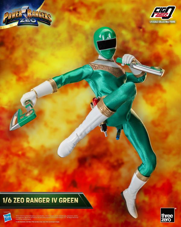 Power Rangers Zeo FigZero Zeo Ranger IV Green 1/6 Scale Figure Gallery Image 5