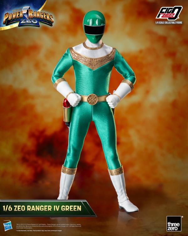 Power Rangers Zeo FigZero Zeo Ranger IV Green 1/6 Scale Figure Gallery Image 4