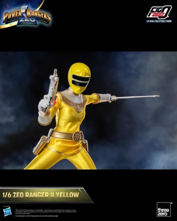 Power Rangers Zeo FigZero Zeo Ranger II Yellow 1/6 Scale Figure Gallery Image 9