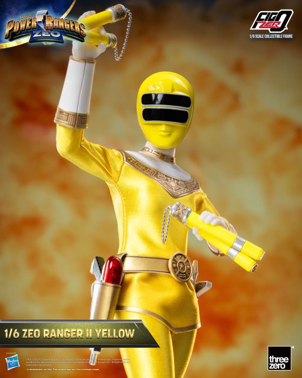 Power Rangers Zeo FigZero Zeo Ranger II Yellow 1/6 Scale Figure Gallery Image 4