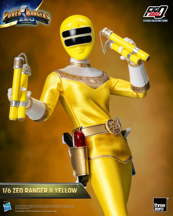 Power Rangers Zeo FigZero Zeo Ranger II Yellow 1/6 Scale Figure Gallery Image 7