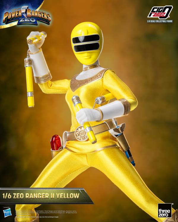 Power Rangers Zeo FigZero Zeo Ranger II Yellow 1/6 Scale Figure Gallery Image 5