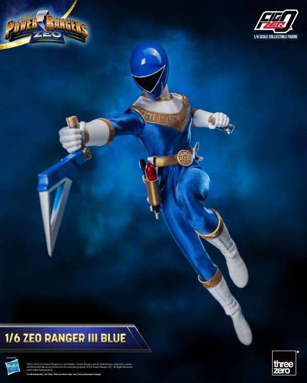 Power Rangers Zeo FigZero Zeo Ranger III Blue 1/6 Scale Figure Gallery Image 4