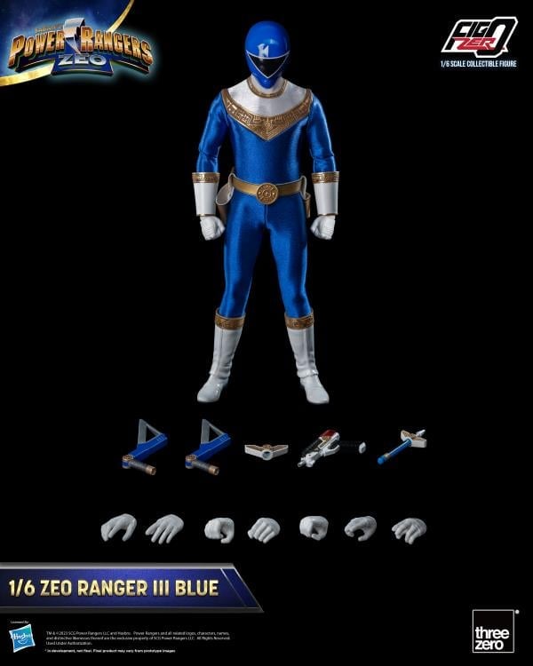 Power Rangers Zeo FigZero Zeo Ranger III Blue 1/6 Scale Figure Gallery Image 10