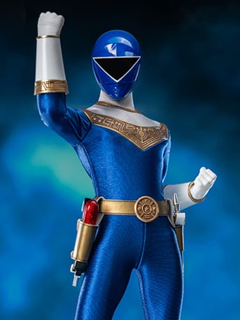 Power Rangers Zeo FigZero Zeo Ranger III Blue 1/6 Scale Figure Gallery Image 2