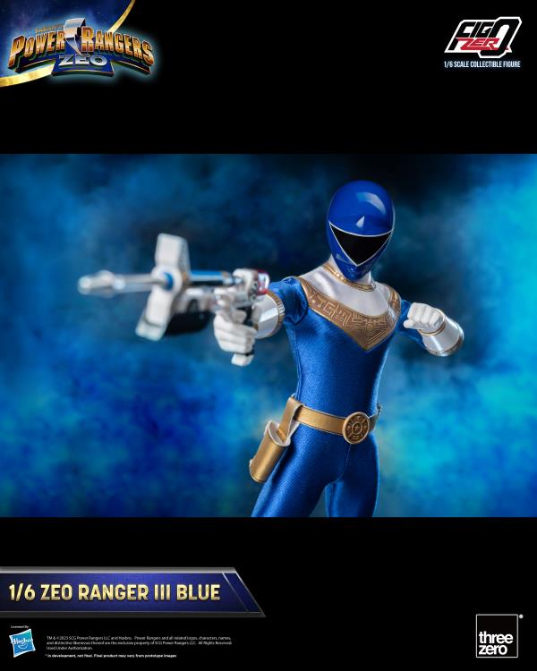 Power Rangers Zeo FigZero Zeo Ranger III Blue 1/6 Scale Figure Gallery Image 6