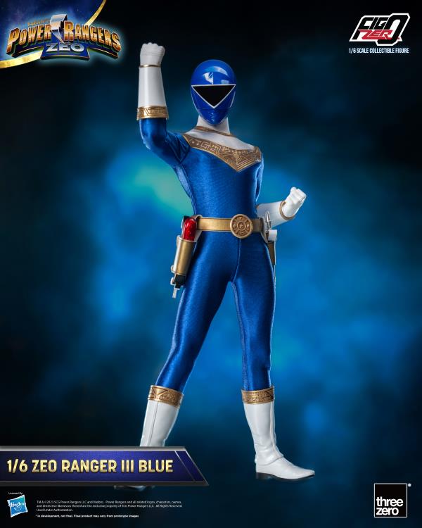 Power Rangers Zeo FigZero Zeo Ranger III Blue 1/6 Scale Figure Gallery Image 3
