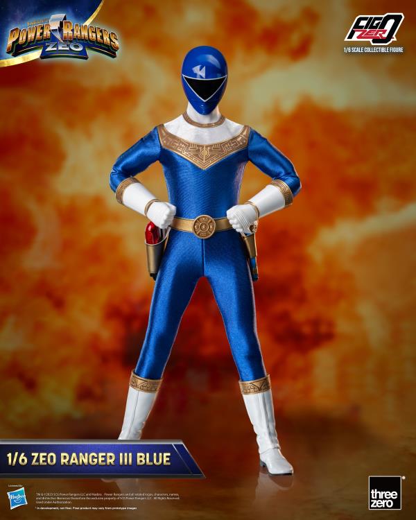 Power Rangers Zeo FigZero Zeo Ranger III Blue 1/6 Scale Figure Gallery Image 8