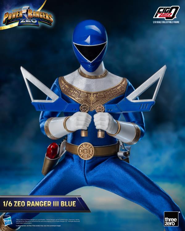 Power Rangers Zeo FigZero Zeo Ranger III Blue 1/6 Scale Figure Gallery Image 7