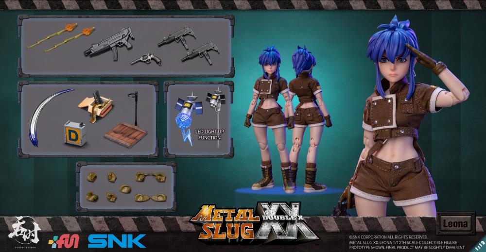 Metal Slug XX Leona Heidern 1/12 Scale Figure Gallery Image 16