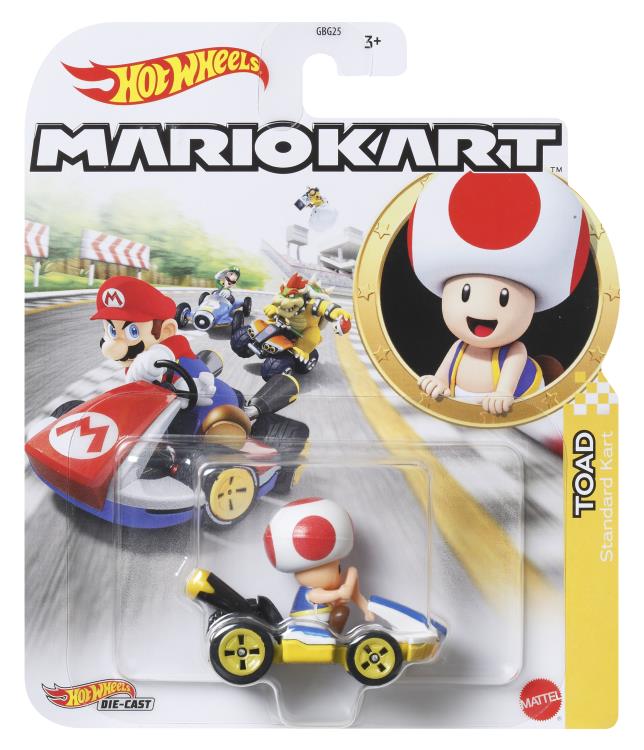 Mario Kart Hot Wheels Toad (Standard Kart) Gallery Image 5