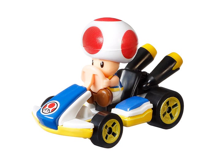 Mario Kart Hot Wheels Toad (Standard Kart) Gallery Image 1