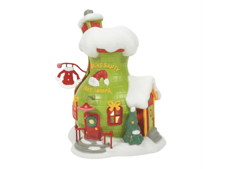 The Grinch Village Grinch's Santy Suit Shoppe Figurine Gallery Image 1