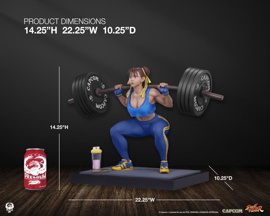 Street Fighter Premier Series Chun-Li (Powerlifting Alpha Ver.) 1/4 Scale Statue Gallery Image 20