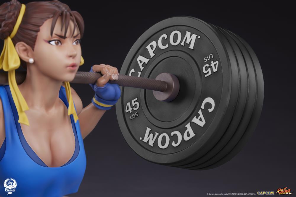 Street Fighter Premier Series Chun-Li (Powerlifting Alpha Ver.) 1/4 Scale Statue Gallery Image 13