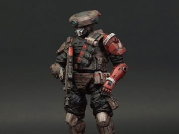 Acid Rain FAV-A128 Nuckelavee Specter 1/18 Scale Action Figure