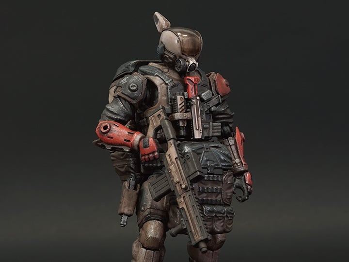 Acid Rain FAV-A109 Red Crow Paratrooper Action Figure Gallery Image 1