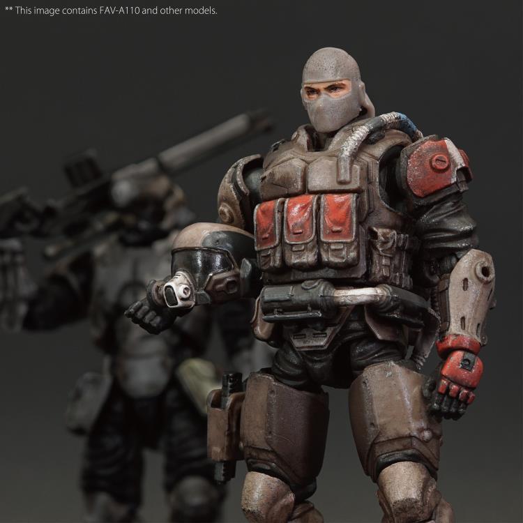 Acid Rain FAV-A110 Red Crow Hazmat Ronin Action Figure