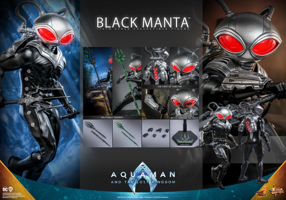 Aquaman and the Lost Kingdom MMS739 Black Manta 1/6th Scale Collectible Figure Gallery Image 18