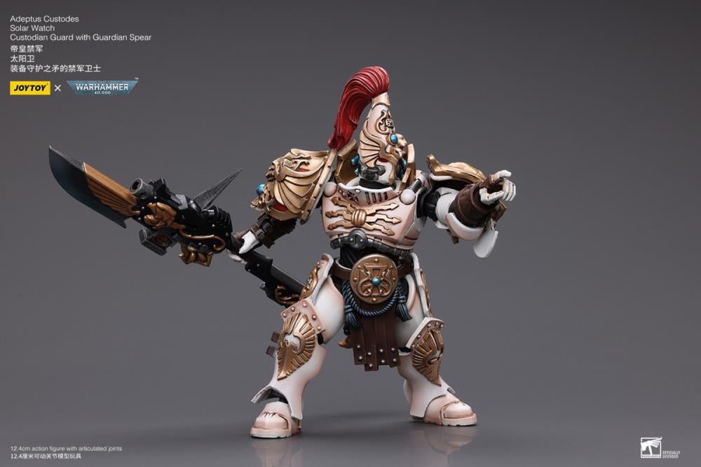 Warhammer 40K Adeptus Custodes Solar Watch Custodian Guard with Guardian Spear 1/18 Scale Action Figure Gallery Image 7